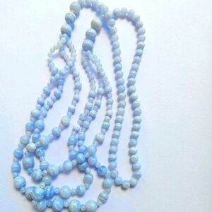 Vintage Blue Agate Necklace